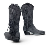Cowboystiefel "Schwarz" Stiefeletten