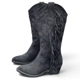 Cowboystiefel "Schwarz" Stiefeletten