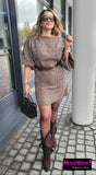 Karo-Kleid "NEW"