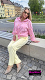 Zitronen Bluse🍋 Oberteil-Rosa