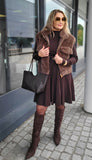 Kleid in Braun