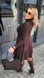 Kleid in Braun