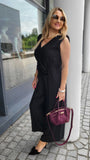 Jumpsuit in Schwarz