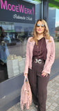 Lederjacke " Rosé "