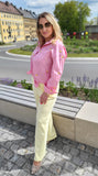 Zitronen Bluse🍋 Oberteil-Rosa