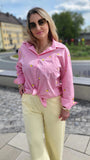 Zitronen Bluse🍋 Oberteil-Rosa