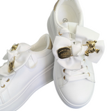Sneaker Weiß/Gold