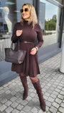 Kleid in Braun