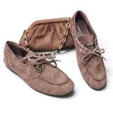 Mokassins Schuhe "Braun"